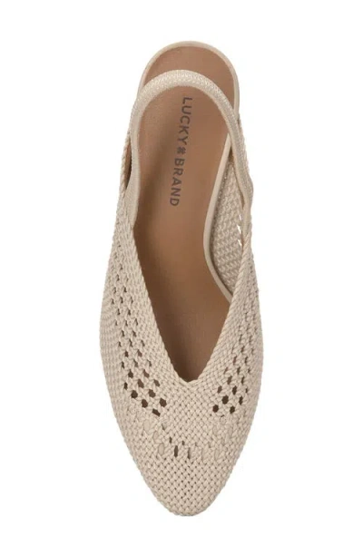 Lucky Brand Melony Slingback Pump In Neutral