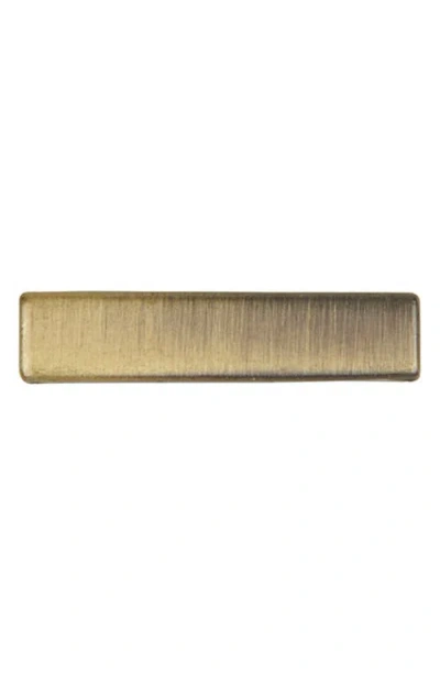 Construct Slim Tie Bar In Metallic