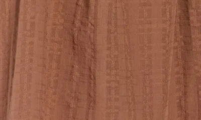 Max Studio Cutout Top In Brown