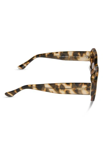 Diff Katie 52mm Gradient Rectangle Sunglasses In Brown