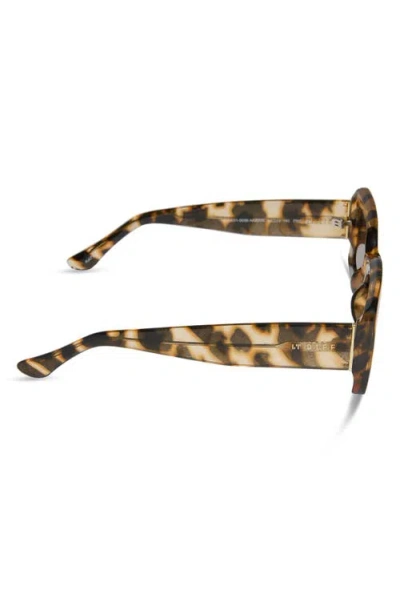 Diff Katie 52mm Gradient Rectangle Sunglasses In Brown
