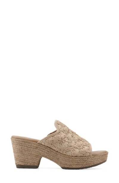 Cliffs By White Mountain Bizzie Platform Wedge Espadrille Sandal In Multi