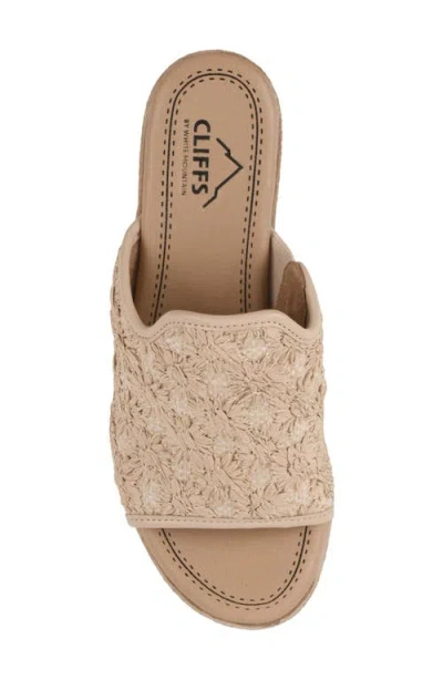 Cliffs By White Mountain Bizzie Platform Wedge Espadrille Sandal In Multi