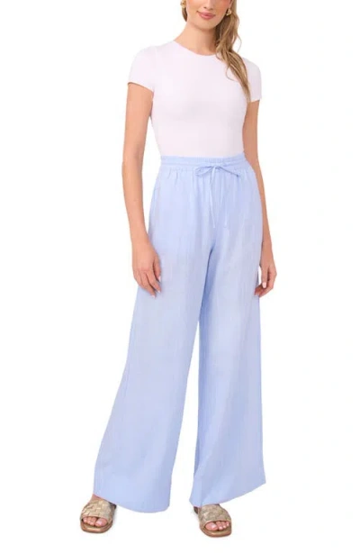 1.state Wide Leg Drawstring Pants In Blue