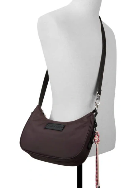 Hunter Loop Back Crossbody Bag In Brown