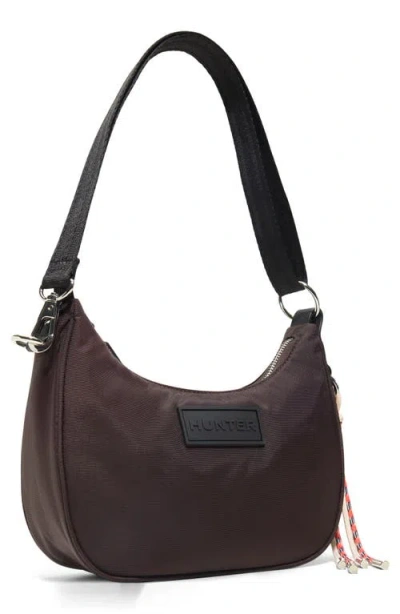 Hunter Loop Back Crossbody Bag In Brown