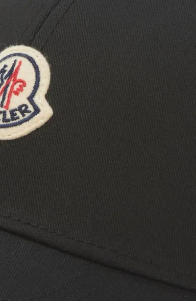 Moncler Logo Patch Adjustable Baseball Cap In Neutral