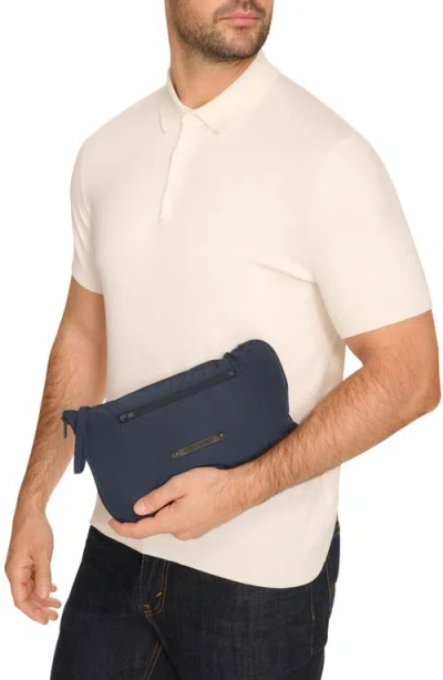 Cole Haan Packable Rain Jacket In Blue