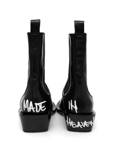 Fiorucci Pull-tab Lettering-detail Boots In Multi