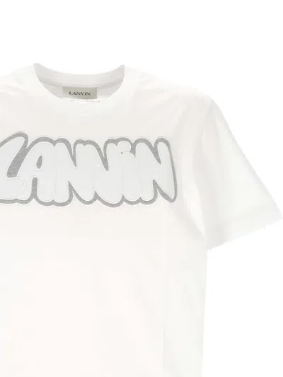 Lanvin Logo T-shirt In White