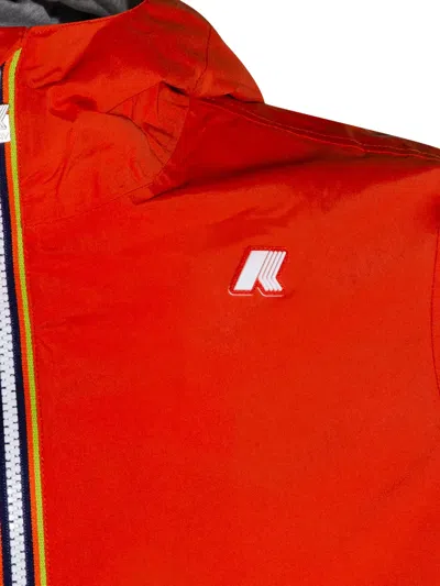 K-way Jack Logo-detail Hooded Jacket In Pattern