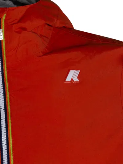 K-way Jack Logo-detail Hooded Jacket In Pattern