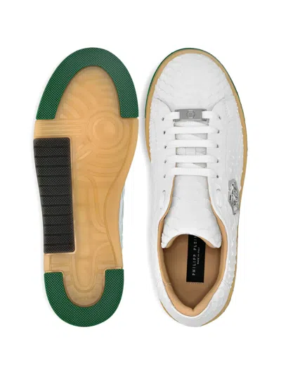 Philipp Plein Python Logo Sneakers In Multi