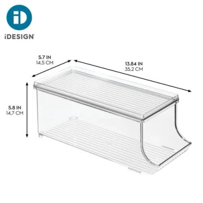 Basic Soda Can Organizer With Lid For Pantry In White