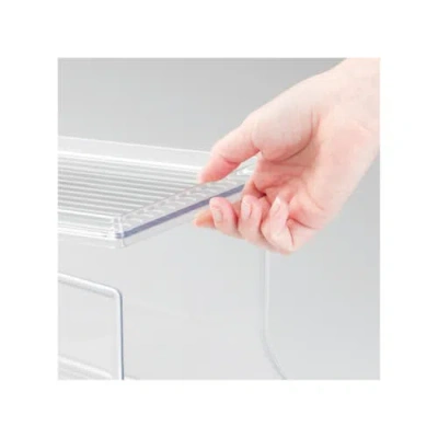 Basic Soda Can Organizer With Lid For Pantry In White