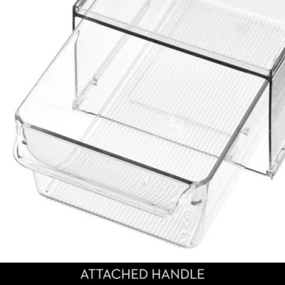 Linus Stackable Kitchen Storage Drawer In Transparent