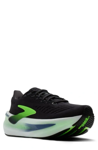 Brooks Glycerin Max 2 Shoes Black Green Ss26