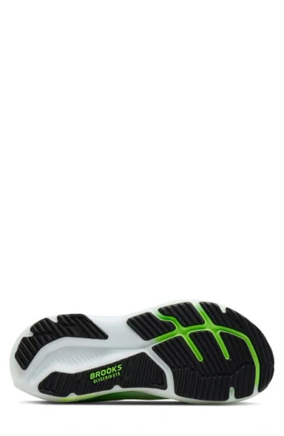 Brooks Glycerin Gts 23 Shoes White Green Ss26