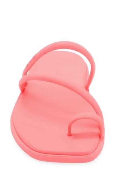 Crocs Miami Toe Loop Sandal In Pink