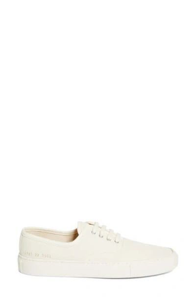 Common Projects Four Hole Slip-on Sneaker In White