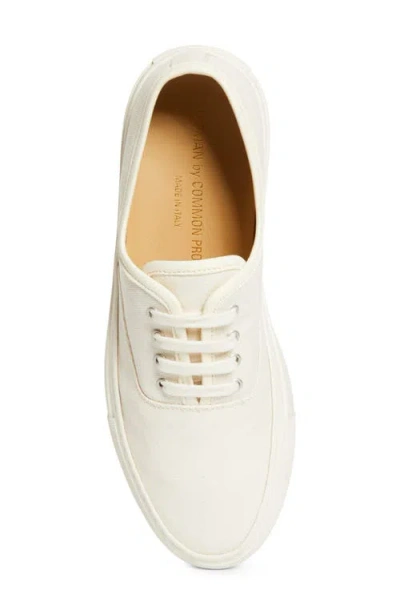 Common Projects Four Hole Slip-on Sneaker In White