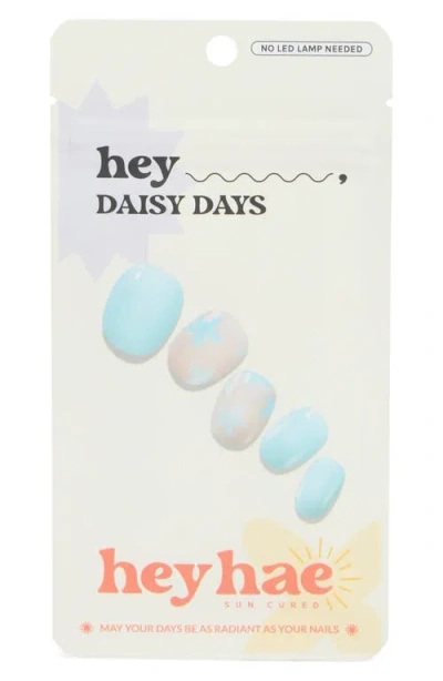 Heyhae Sun-cured Gel Nail Strips In Blue
