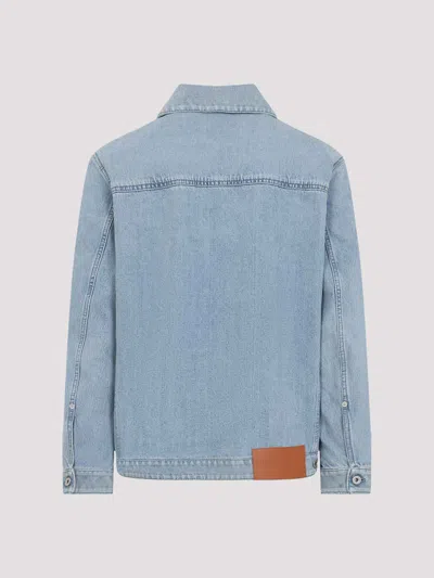 Jil Sander Denim Jacket Long Sleeves Chest Pockets In Blue