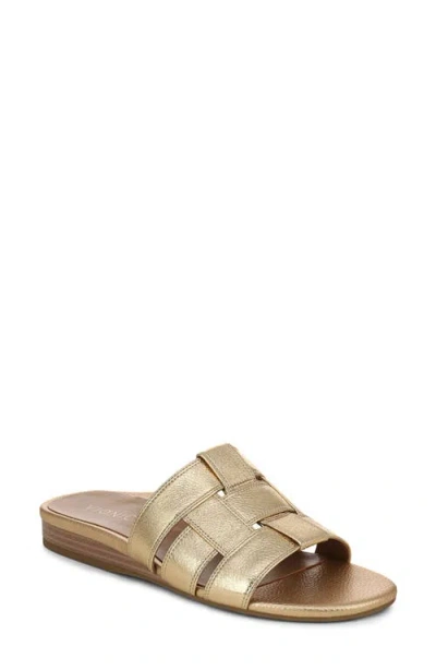 Vionic Glendora Slide Sandal In Gold