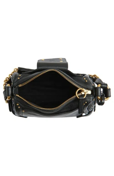 Chloé Chloe Women Black Leather Small Paddington Shoulder Bag In Black