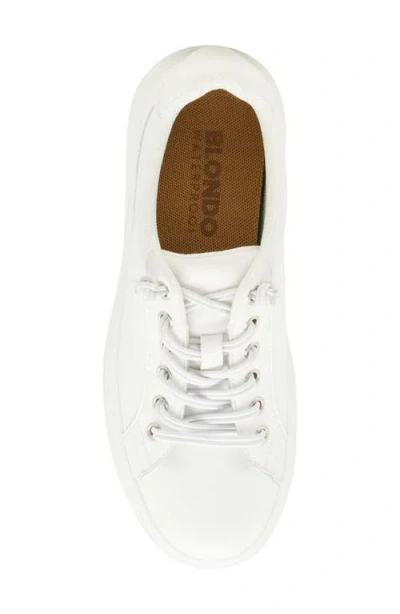 Blondo Greer Waterproof Platform Sneaker In White