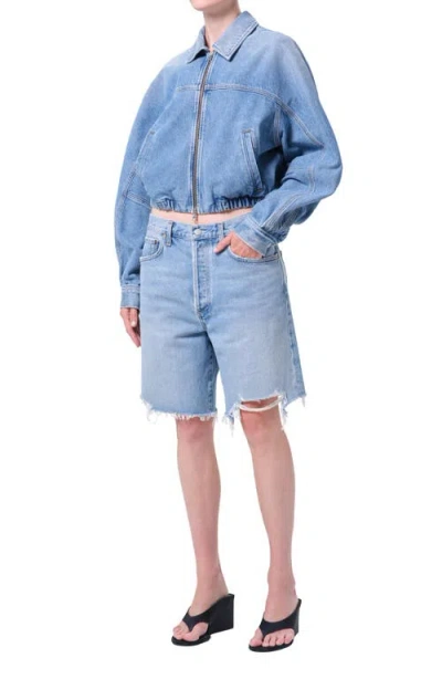 Agolde Nile Jacket In Blue