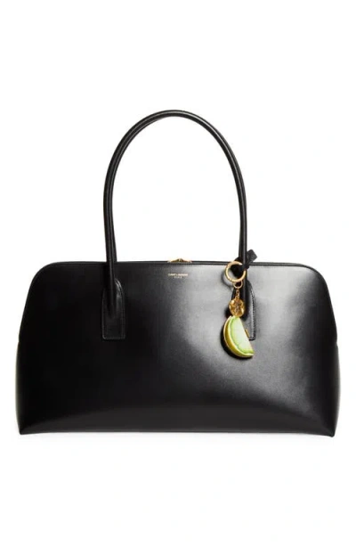 Saint Laurent Lemon Key Ring In Multi