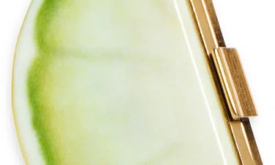 Saint Laurent Lemon Key Ring In Multi