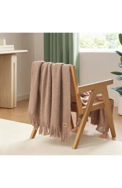 Ugg Margot Throw Blanket In Brown