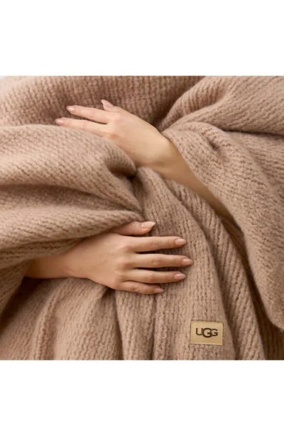 Ugg Margot Throw Blanket In Brown
