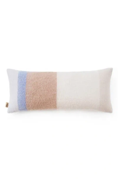 Ugg Simona Faux Mohair Bolster Pillow, 14" X 36" In Neutral