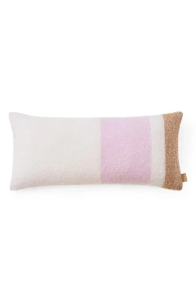 Ugg Simona Faux Mohair Bolster Pillow, 14" X 36" In White