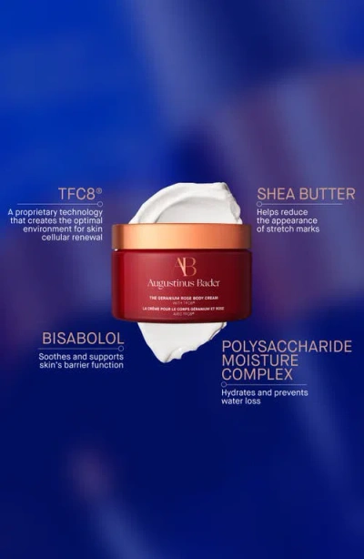 Augustinus Bader The Geranium Rose Body Cream 6.7 Oz. In Transparent
