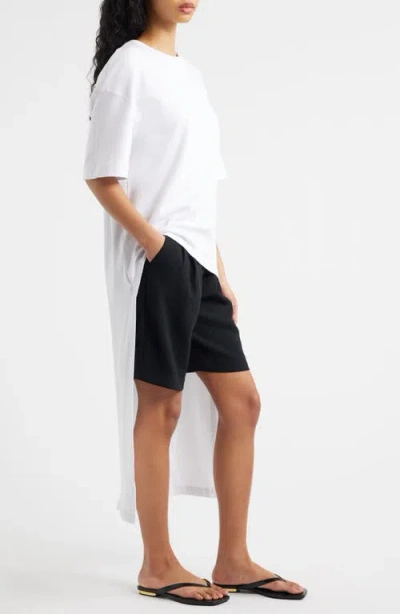 Mango Iris T-shirt Midi Dress In White