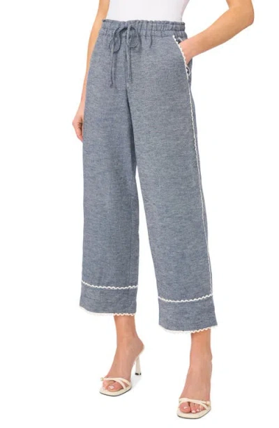Cece Pull On Cropped Pants In Gray