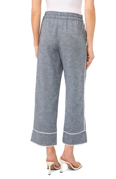 Cece Pull On Cropped Pants In Gray