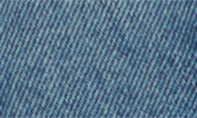 Acne Studios Wavy-construction Buttoned Denim Jacket In Blue