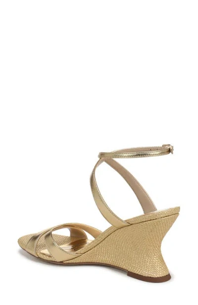 Sam Edelman Davi Ankle Strap Wedge Sandal In Multi
