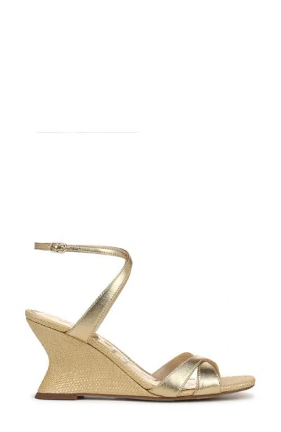 Sam Edelman Davi Ankle Strap Wedge Sandal In Multi