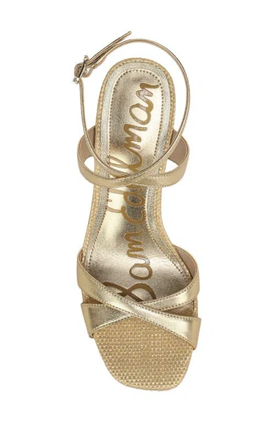 Sam Edelman Davi Ankle Strap Wedge Sandal In Multi