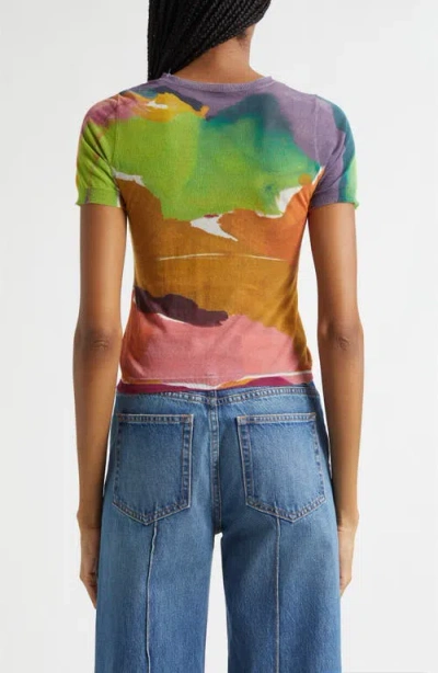 Ulla Johnson Sana Abstract-print T-shirt In Multi