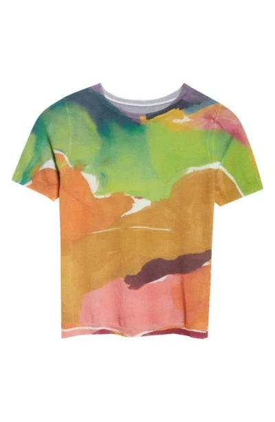 Ulla Johnson Sana Abstract-print T-shirt In Multi