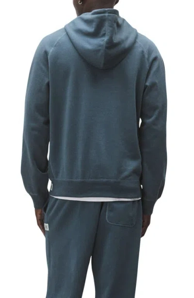 Reigning Champ Lightweight Terry Pullover Hoodie In Blue
