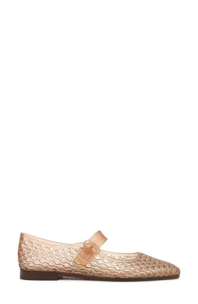 Sam Edelman Michaela Jelly Flats Transparent Brown In Brown