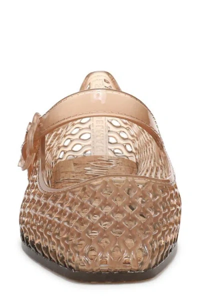 Sam Edelman Michaela Jelly Flats Transparent Brown In Brown